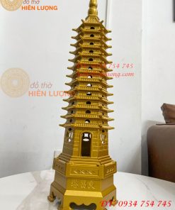 Tháp Văn Xương Cao 50cm 13 Tầng Bằng Đồng Phong Thủy