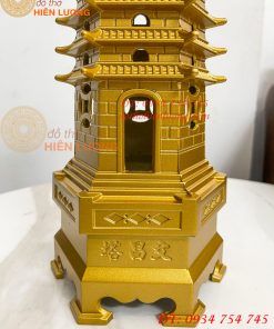 Tháp Văn Xương Cao 50cm 13 Tầng Bằng Đồng Phong Thủy