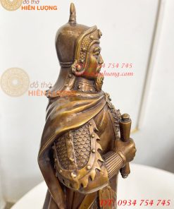 Tượng Trần Quốc Tuấn Mặc Áo Giáp Bằng Đồng Hun