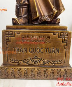 Tượng Trần Quốc Tuấn Mặc Áo Giáp Bằng Đồng Hun