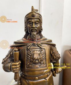 Tượng Trần Quốc Tuấn Mặc Áo Giáp Bằng Đồng Hun