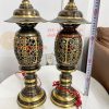 Đôi Đèn Đồng Quả Dứa Cao 45cm Màu Highligt