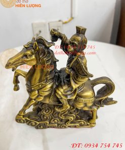 Tượng Mã Phong Hầu Cao 17cm Bằng Đồng Phong Thủy