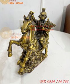 Tượng Mã Phong Hầu Cao 17cm Bằng Đồng Phong Thủy