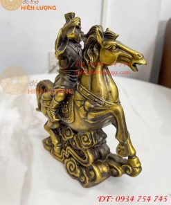 Tượng Mã Phong Hầu Cao 17cm Bằng Đồng Phong Thủy