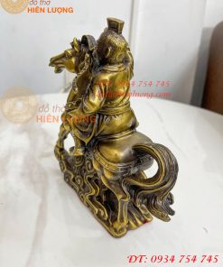 Tượng Mã Phong Hầu Cao 17cm Bằng Đồng Phong Thủy