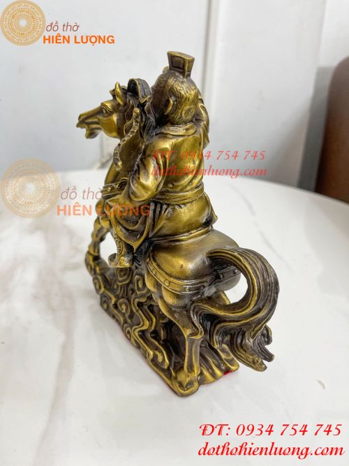 Tượng Mã Phong Hầu Cao 17cm Bằng Đồng Phong Thủy