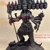 Tượng nữ thần Kali bằng đồng cao 42cm