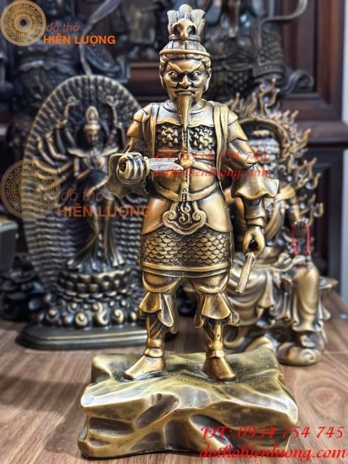 Thập Nhị Dược Xoa Thần Tướng Bằng Đồng Cao 30cm