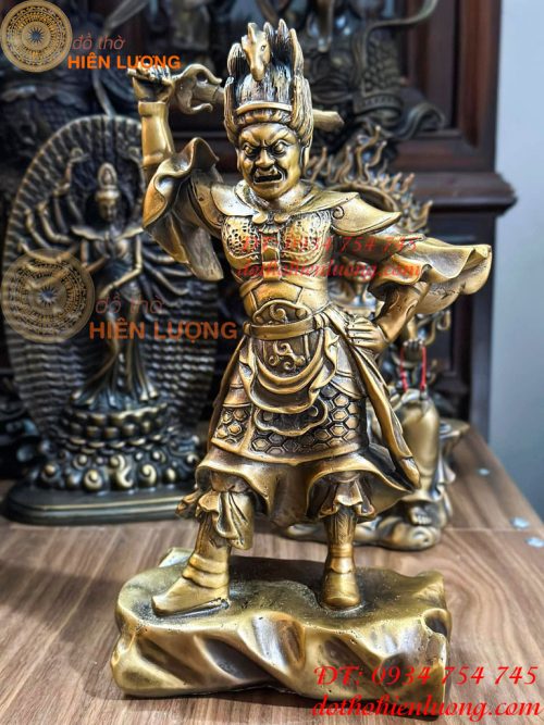 Thập Nhị Dược Xoa Thần Tướng Bằng Đồng Cao 30cm
