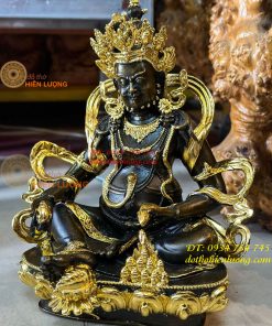 Tượng Phật Hoàng Thần Tài Bằng Đồng Cao 31cm Mật Tông
