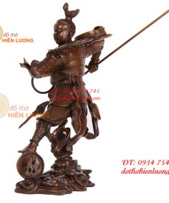 Tượng Natra Bằng Đồng Cao 49cm Màu Hun