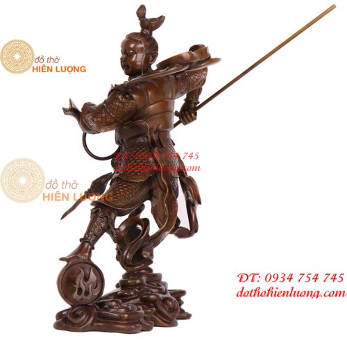 Tượng Natra Bằng Đồng Cao 49cm Màu Hun