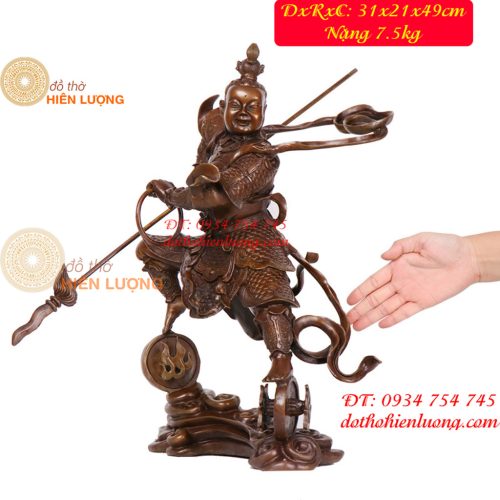 Tượng Natra Bằng Đồng Cao 49cm Màu Hun