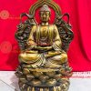 Tượng Phật Adida Hào Quang Chư Thiên Cao 43cm Bằng Đồng