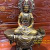 Tượng Quan Âm Vi Tiếu Bằng Đồng Cao 45cm