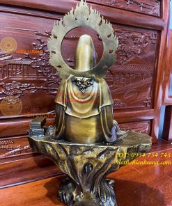 Tượng Quan Âm Vi Tiếu Bằng Đồng Cao 45cm