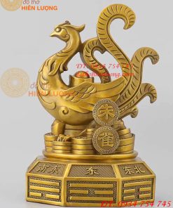 Bộ Tượng Long Lân Quy Phụng Bằng Đồng