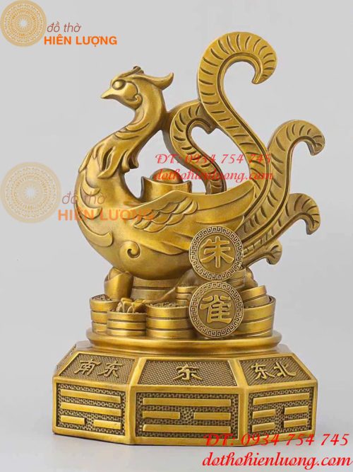 Bộ Tượng Long Lân Quy Phụng Bằng Đồng