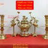 Bộ Ngũ Sự Đỉnh Cattut Cao 50cm Rồng Nổi