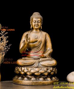 Bộ Thất Phật Dược Sư Bằng Đồng Cao 25cm