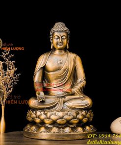 Bộ Thất Phật Dược Sư Bằng Đồng Cao 25cm