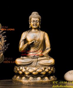 Bộ Thất Phật Dược Sư Bằng Đồng Cao 25cm