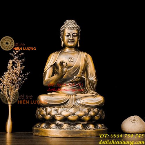 Bộ Thất Phật Dược Sư Bằng Đồng Cao 25cm