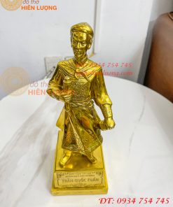 Tượng Trần Quốc Tuấn Hưng Đạo Đại Vương Bằng Đồng Cao 30cm