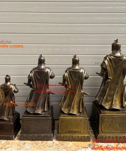 Tượng Trần Hưng Đạo Mặc Áo Mũ Giáp Bằng Đồng Hun