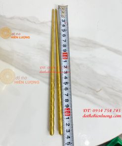 Bộ Bát Đũa Thìa Bằng Đồng Thờ Cúng