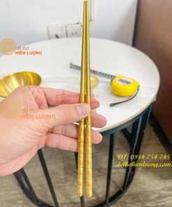 Bộ Bát Đũa Thìa Bằng Đồng Thờ Cúng