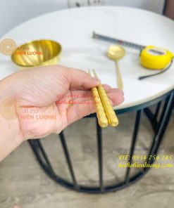 Bộ Bát Đũa Thìa Bằng Đồng Thờ Cúng